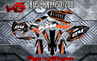 Decal Sticker For Rusi Kry 150 Ktm