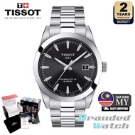 [Official Warranty] Tissue T127.407.11.051.00 Men's Gentleman Powermatic 80 Silicium 40mm Automatic Stainless Steel Bracelet Dress Fashion Watch T1274071105100 (watch for men / watch men / watch tissot watch for men / tissot watch / men watch)