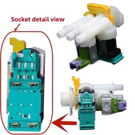 1pcs IQ300 Drum Washing Machine Parts IQ500 For Bosch Siemens Solenoid Valve Water Inlet Valve IQ100