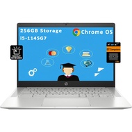HP Pro Chromebook C640 (14" IPS FHD, Intel 4-Core i5-1145G7, 8GB RAM, 256GB Storage (128 GB SSD + 12