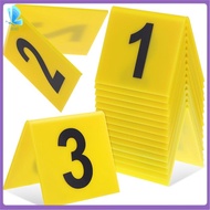 Acrylic Table Number Signs Table Tent Sign with Number Plates 1-15 Table Numbering Table Number for 