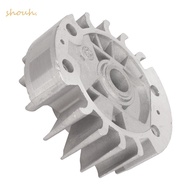 SHOUH Chainsaw Flywheel, Aluminium Alloy Easy to Install Replacement Part, Grey Compact Engine Repai