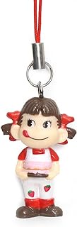 Fujiya Peko-chan Strap Strawberry Character Goods Key Holder Mascot Collection 1014553
