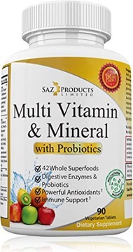 ▶$1 Shop Coupon◀  Whole Foods Multivitamin for Women &amp; Men with Probiotics – Immune port Probiotic V