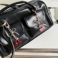 CH* Aesthetic Keychain Charms Bows Keychain for Women Bag Purse Handbags Charms