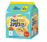 Ottogi - Real Cheese Ramen Pack มาม่าเกาหลี เรียลชีสราเมง โอโตกิ 135gx4 pack ของแท้/พร้อมส่ง🇰🇷