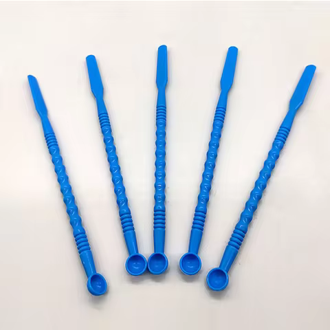 10pcs Dental Mixing Spatula Mixing Knife Plaster Spatula Cement Powder Mold Material Gypsum Mixer Sp