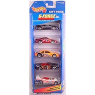 Hot Wheels G-Force Stunt Riders 5 Packs 1998 (Ferrari F-50,Porsche 930,T-Bird Stocker,Camaro Convert