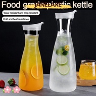 JANELAXE932QW Juice Bottle, Large Capacity Plastic Water Bottle, Heat-resistant Transparent Drinkwar
