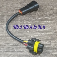 Hb3 Hb4 to H11 light Socket light converter Socket