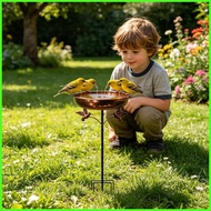Bird Bath Garden Bird Drinker Garden Hummingbird Bath for Gardeners Homeowners Nature Lovers Backyar