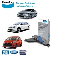 Bendix DB1802MKT Front Brake Pad - Toyota Altis ZZE142/ Wish/ Sienta