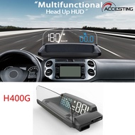 เครื่องวัดความเร็ว G-PS แบบดิจิตอลของรถยนต์ H400G จอแสดงผล Head-Up Display ความเร็วสูงเกินสัญญาณเตือ