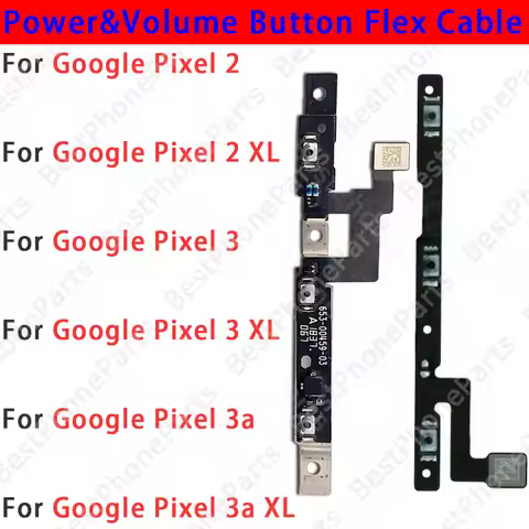 For Google Pixel 2 3 3a XL Pixel2 Pixel3 Pixel3a Pixel2XL Pixel3XL Side Button Switch Volume Key Pow