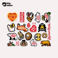 Premium Human Made Sticker Pack Original Style – Contents 21 Pcs | Cold Glossy Lamination | Precisio
