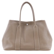 【日本直送】愛馬仕 HERMES Garden Party 36 PM 托特包 Negonda 小牛皮 Etoupe 灰褐色 女仕【二手】