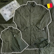 589 Vintage Jacket Authentic 1992 Belgian Army M88 Field Olive Drab Military Parka 1 Piece Condition