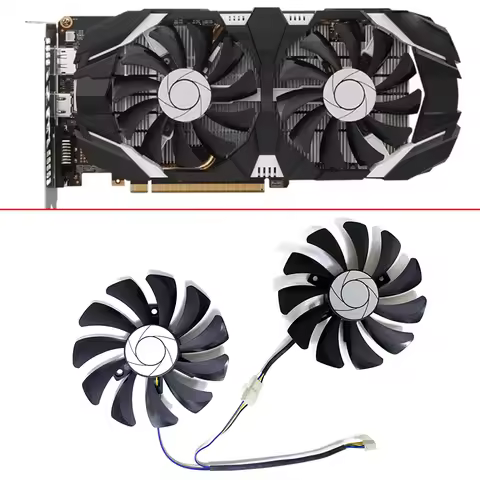 2pcs 85mm 4PIN HA9010H12F-Z GTX1060 GPU FAN For MSI GTX 1060 OC 6G GTX 960 P106-100 P106 GTX1060 GTX