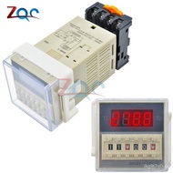 RS+ DH48S-S Programmable Double Time Delay Relay Socket cycle Timer Base Voltage DC 12V / DC 24V /