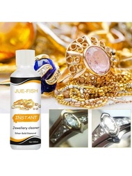 珠寶清潔液,去除金、銀、玻璃表面的汙垢,並防止氧化(100毫升/3.38液體盎司)