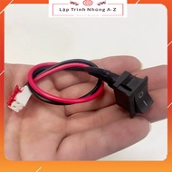[Embedded Programming A-Z][G111] Toggle Switch KCD1 To 2 Copper Wire Jack 2P Length 20cm