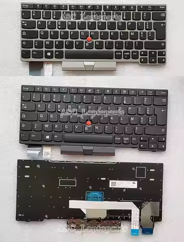 New French Clavier AZERTY Keyboard for Lenovo Thinkpad X280 A285 X395 X390 , L13 Yoga gen 1 , X13 Ge