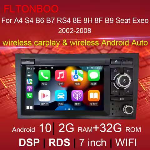 7 inch Android Car GPS Navigation Car Radio Multimedia Player for AUDI A4 S4 B6 B7 RS4 8E 8H 8F B9 S