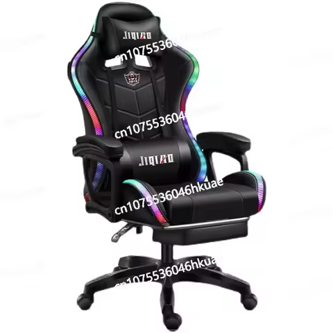 Ergonomic swivel chair Massage Recliner gamer chairs High quality gaming chair RGB light office chai