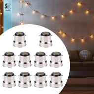 [LzdyyhacMY] 10x B22 to E27 Light Socket Adapter Lamp Socket Adapter Lamp Holder to Screw for