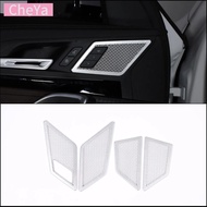 Stainless Car Interior Handle Speaker Mesh Decorative Cover for BMW iX1 X1 U10 U11 2023-24 Interior 