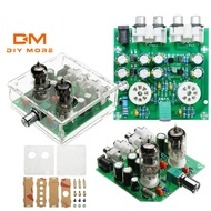 DIYMORE 6J2 Valve Pre-Amp Tube PreAmplifier Board DIY KIT Headphone Buffer With Case AC 12V