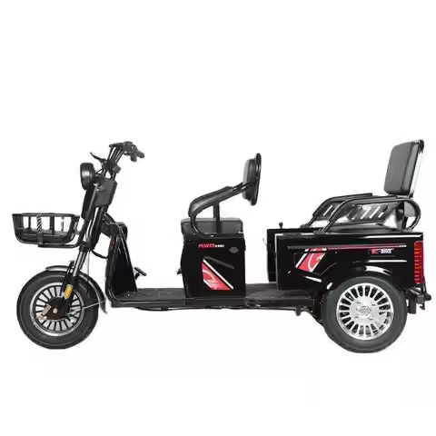 Popular Promotional Wholesale Practical Motorized Electric Bike Scooter 3 Wheel Tricycle