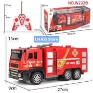 4-WAY CONTROLLED FIRE TRUCK TOY - RECHARGEABLE BATTERY - AA BATTERY