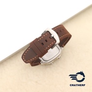 Replacement leather strap for Casio AE1200 brown waxed cowhide Handmade Horse