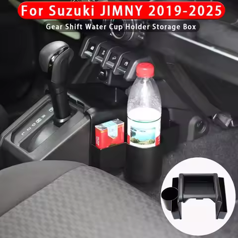 For Suzuki JIMNY 2019-2025 JB64/JB74/JC74 Automatic Car Gear Shift Water Cup Holder Storage Box Auto
