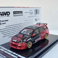 Tiny 代理 inno 1/64 Mitsubishi evolution ix wagon advan