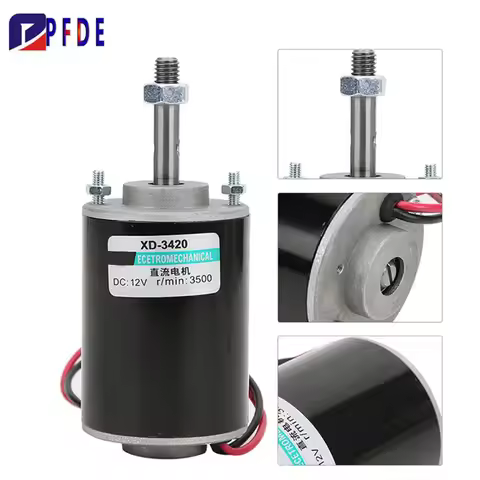 DC 12V24V 30W 3500RPM-7000RPM Electric Permanent Magnet Motor High Speed CW/CCW Electric Motor for D