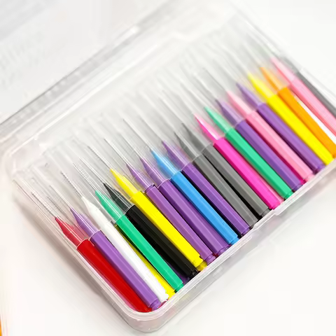 Interdental Brushes Dental Brush Between Teeth For Dental Orthodontic Clean Between Teeth Cleaning T