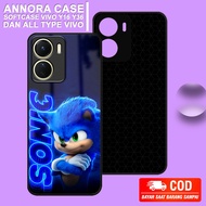 Softcase glossy case pro camera sonic motif Suitable For vivo Y16 Y17 Y17s Y20 Y20s Y22 Y35 Y36 Y27s And all type vivo Pay At The Place Of The case