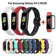 Soft Silicone Strap  Samsung Galaxy Fit 2 R220 Smart Bracelet Band Replacement Strap  Galaxy Fit 2 R