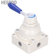 HEEPDD 3 Position 4 Way Air Hand Valve  Rotary Lever 4HV330?10 1/4NPT Control Pneumatic