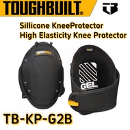 TOUGHBUILT TB-KP-G2B Professional Silicone Knee Protector Knee Pad with Ergonomic Support and Adjust