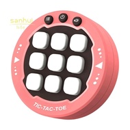 Toe Game Table Brainteaser Games 3 in A Row Table Top Game Family Play for 3-5 Years Old Portable Co