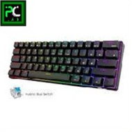 Royal Kludge RK61 61-keys Black RGB Wireless Mechanical Keyboard- Huano Blue Switch