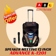 ADVANCE K1201 SPEAKER MEETING 12 INCH ADVANCE K-1201 K 1201 K - 1201