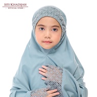 Siti Khadijah Telekung Modish Asanoha Cilik in Pewter Blue