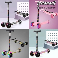 EDANAD Children Scooter, Foldable with Flash Wheels Kids Scooter, High Quality Adjustable Height Widened Pedals Balance Bike 3 Wheel Scooter for 3-12 Year Kids
