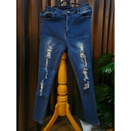 Seluar panjang jeans blue fashion ladies Preloved(C233)