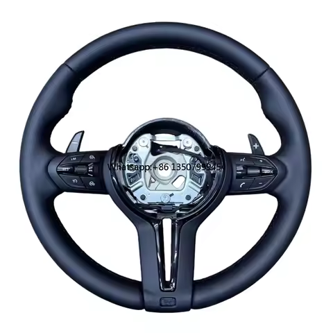 Hot Car Full Leather Steering Wheel for BMW M3 M4 M5 M6 F32 F30 F10 F15 F36 F01 F20 F22 F25 F31 F32 