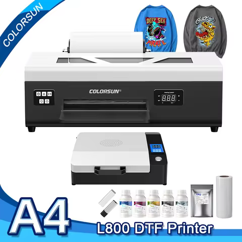 Colorsun DTF Printer For Epson L805 Impresora dtf T-Shirt Printer Machine DTF Transfer Printer For T